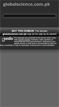 Mobile Screenshot of globalscience.com.pk